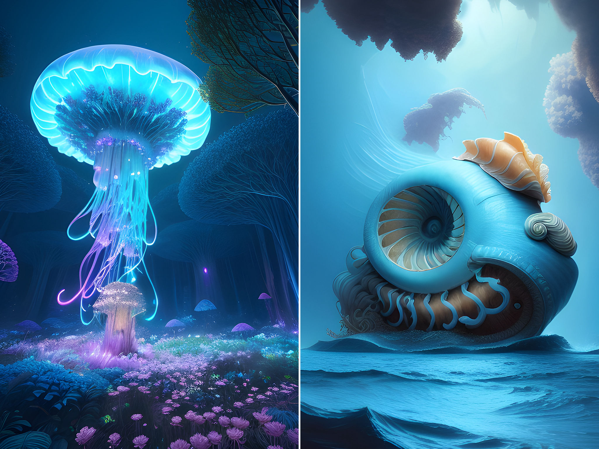 Vibrant Oceanscapes - Fantasy